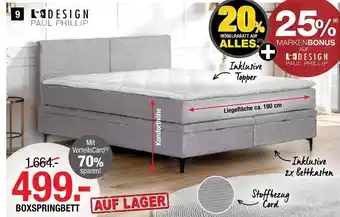 Hofmeister Paul phillip boxspringbett „london“ Angebot