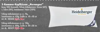 Möbel Mahler Heidelberger bettwaren 3-kammer-kopfkissen norwegen Angebot