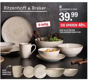 Hofmeister Ritzenhoff & breker kaffeeservice 12-teilig Angebot