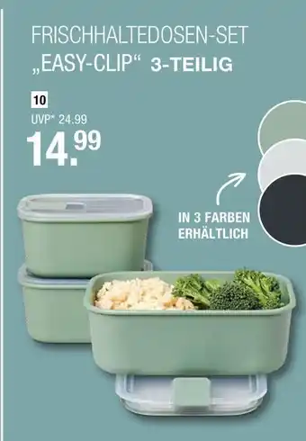 Hofmeister Frischhaltedosen-set 'easy-clip' 3-teilig Angebot