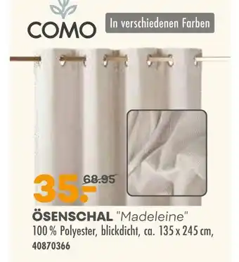 Möbel Kraft Como ösenschal madeleine Angebot