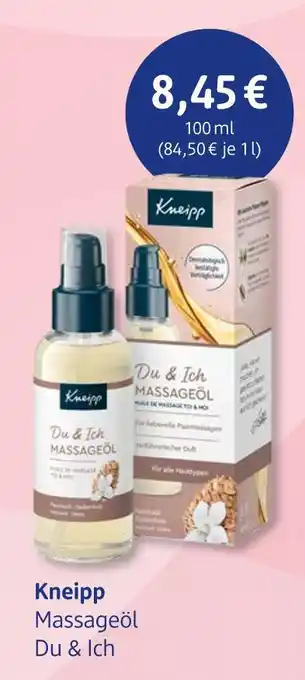 dm drogerie Kneipp massageöl du & ich Angebot