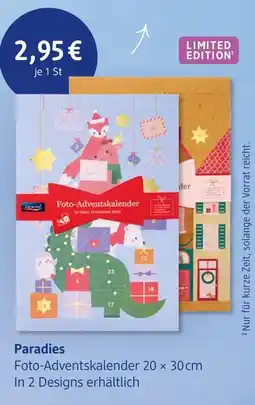 dm drogerie Paradies foto-adventskalender Angebot