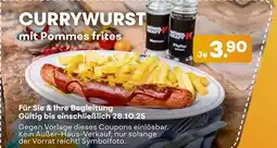Möbel Kraft Currywurst mit pommes frites Angebot