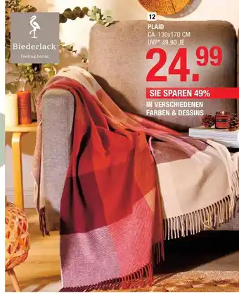 Hofmeister Biederlack plaids Angebot
