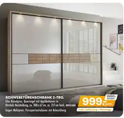 Möbel Kraft Schwebetürenschrank 2-trg Angebot