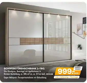 Möbel Kraft Schwebetürenschrank 2-trg Angebot