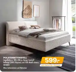Möbel Kraft Polsterbettgestell Angebot