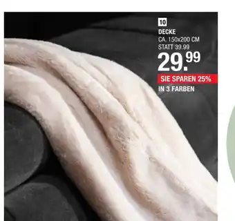 Hofmeister Decke „rabbit fur eliane“ Angebot