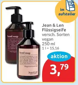 Budni Jean & len flüssigseife pink pepper Angebot