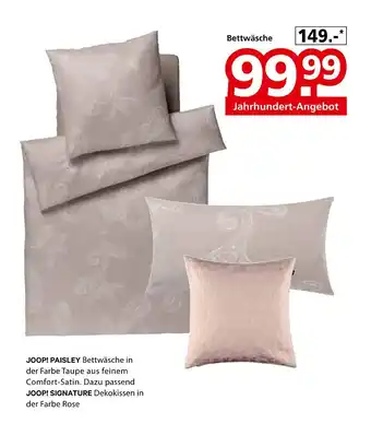 Segmüller Joop! paisley bettwäsche Angebot