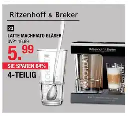 Hofmeister Ritzenhoff & breker latte macchiato gläser „lena“ Angebot