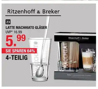 Hofmeister Ritzenhoff & breker latte macchiato gläser „lena“ Angebot
