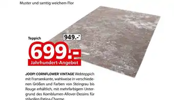 Segmüller Joop! cornflower vintage webteppich Angebot