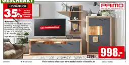 Möbel Mahler Primo wohnwand Angebot