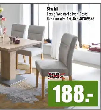 Möbel Mahler Stuhl Angebot
