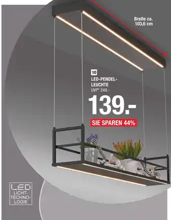 Hofmeister Led-pendelleuchte Angebot