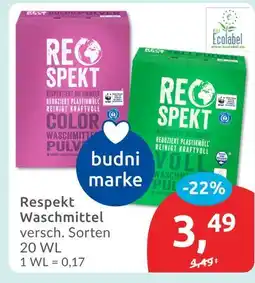 Budni Respekt waschmittel color Angebot