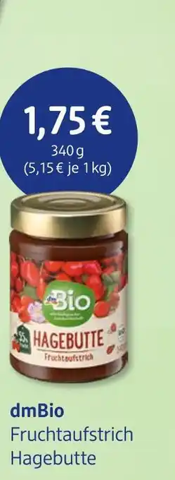 dm drogerie Dmbio fruchtaufstrich hagebutte Angebot