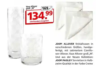 Segmüller Joop! allover kristallvasen Angebot