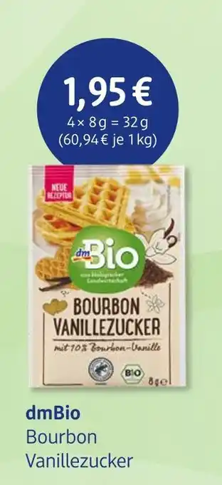 dm drogerie Dmbio bourbon vanillezucker Angebot