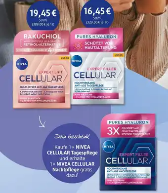 dm drogerie Nivea cellular multi-effekt anti-age tagespflege Angebot