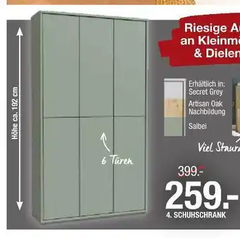 Hofmeister Schuhschrank Angebot