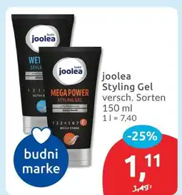 Budni Joolea styling gel wet ultra 24h Angebot
