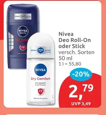 Budni Nivea deo roll-on Angebot