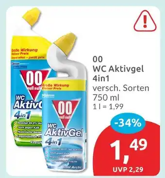Budni 00 null null wc aktivgel 4in1 fresh Angebot
