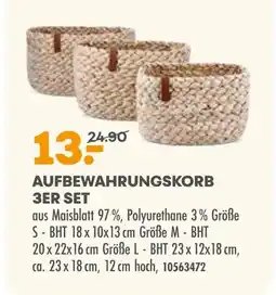 Möbel Kraft Aufbewahrungskorb 3er set Angebot