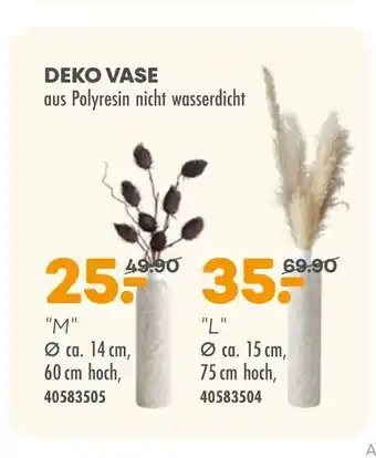 Möbel Kraft Deko vase m Angebot