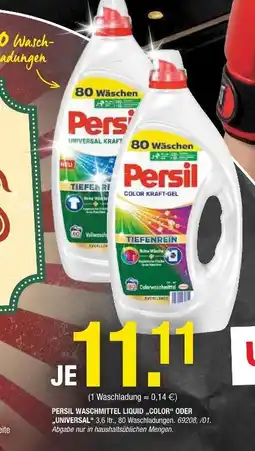 Hofmeister Persil waschmittel liquid „color“ oder „universal“ Angebot