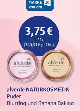 dm drogerie Alverde naturkosmetik blurring powder Angebot