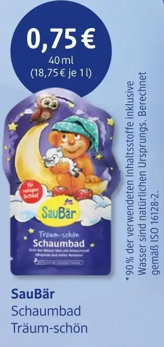 dm drogerie Saubär schaumbad träum-schön Angebot