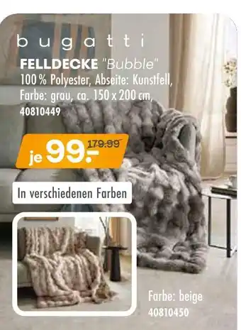 Möbel Kraft Bugatti felldecke 'bubble' Angebot