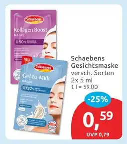 Budni Schaebens gesichtsmaske kollagen boost Angebot