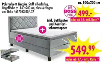 Möbel Boss Polsterbett Lincoln Angebot