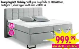 Möbel Boss Boxspringbett Holiday Angebot