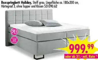 Möbel Boss Boxspringbett Holiday Angebot