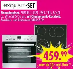 Möbel Boss Exquisit Set Einbauherdset Angebot