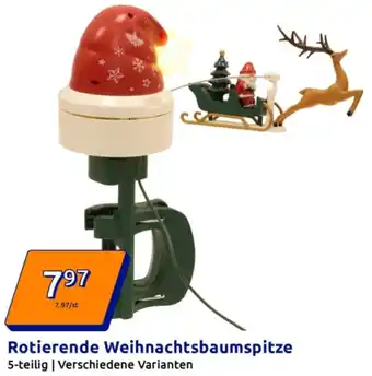 Action Rotierende Weihnachtsbaumspitze Angebot