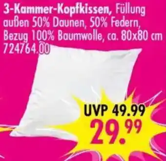 Möbel Boss 3-Kammer-Kopfkissen Angebot