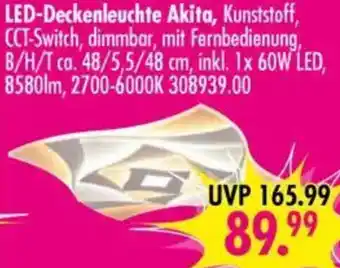 Möbel Boss LED-Deckenleuchte Akita Angebot