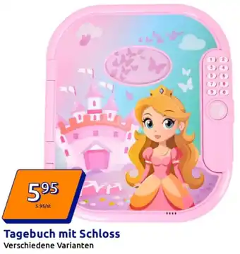 Action Tagebuch mit Schloss Angebot