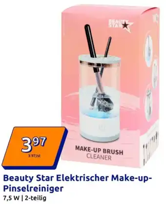 Action Beauty Star Elektrischer Make-up Pinselreiniger Angebot