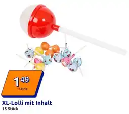 Action XL-Lolli mit Inhalt Angebot