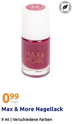 Action Max & More Nagellack Angebot