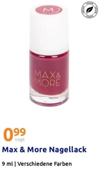 Action Max & More Nagellack Angebot