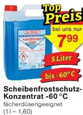 Wiglo Wunderland Scheibenfrostschutz- Konzentrat -60 °C Angebot